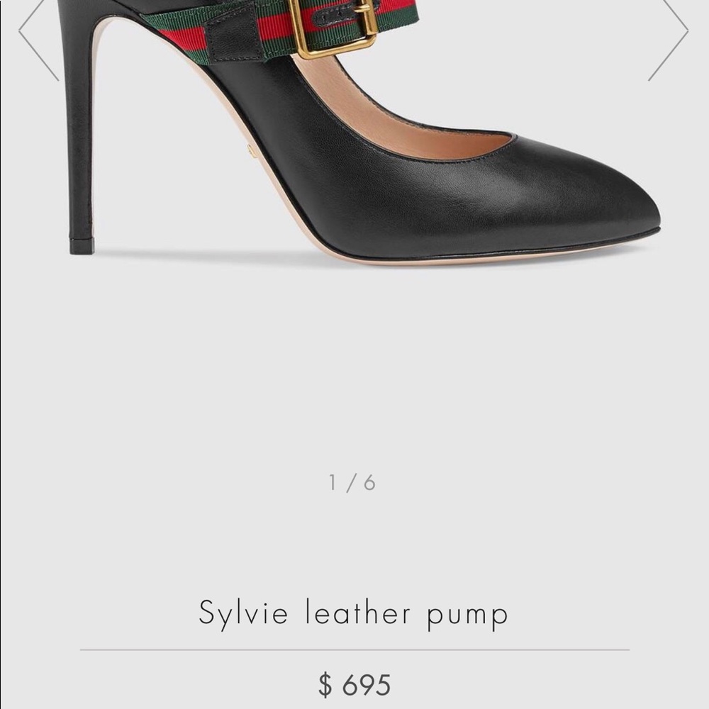 🚨 GREAT DEAL Brand new Gucci Black Sylvie Pumps
